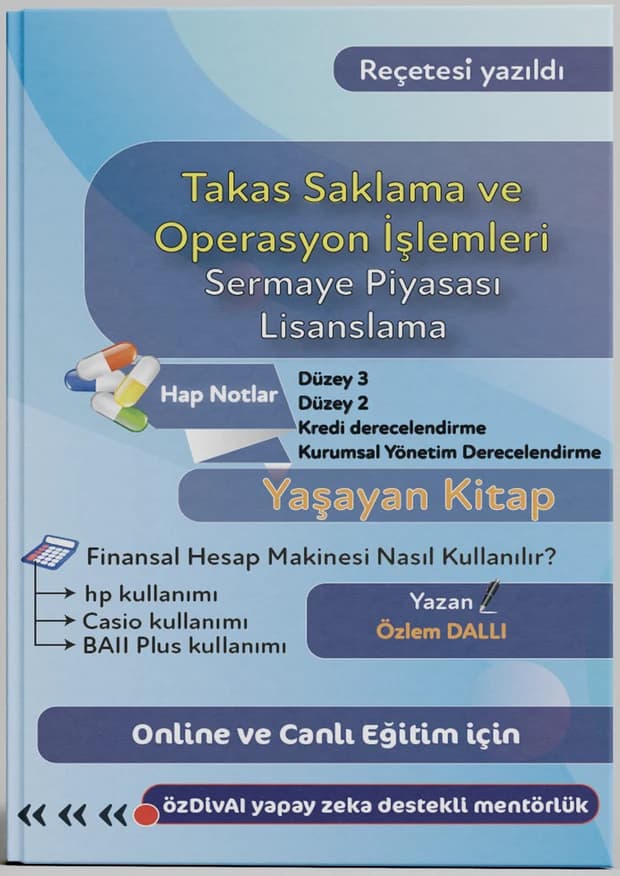 Takas, Saklama ve Operasyon İşlemleri — Yaşayan Kitap