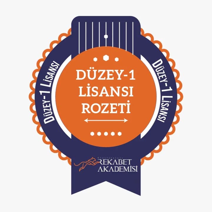 Düzey-1 Lisansı Rozeti