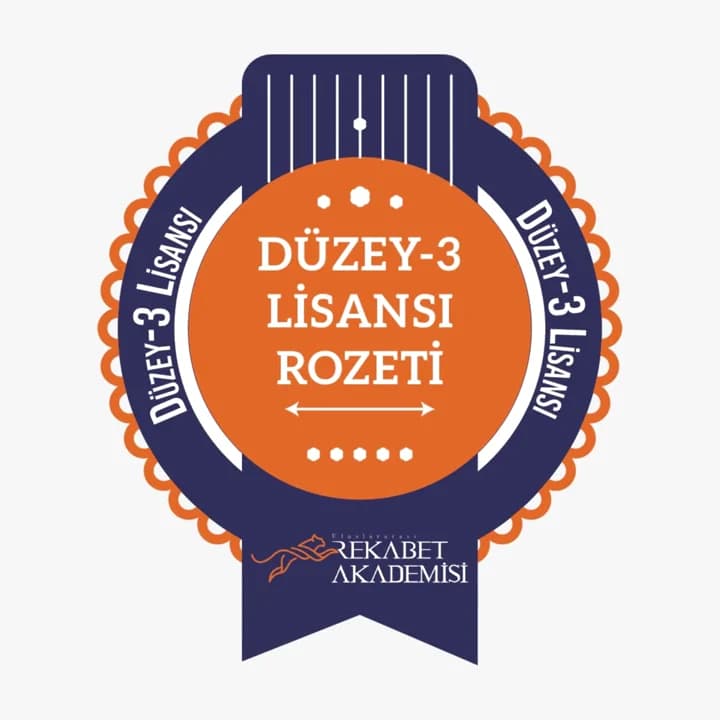 Düzey-3 Lisansı Rozeti